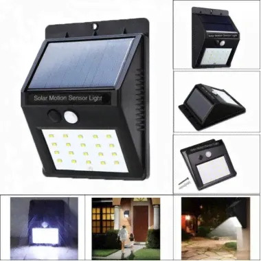 Светодиодный уличный фонарь с датчиком света и солнечной батареей Solar Sensor Light