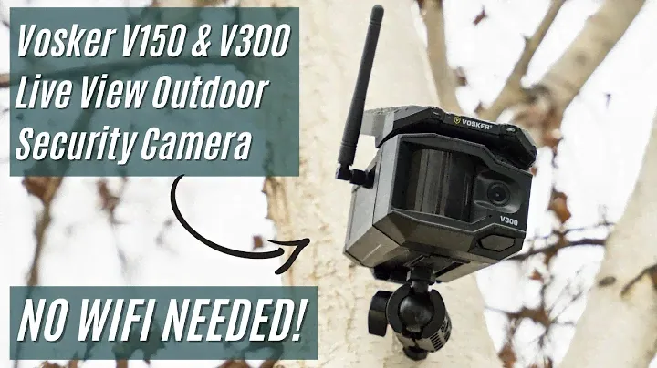 Vosker V150 & V300 Review | Live View Outdoor Security Camera | No Wi-Fi Needed