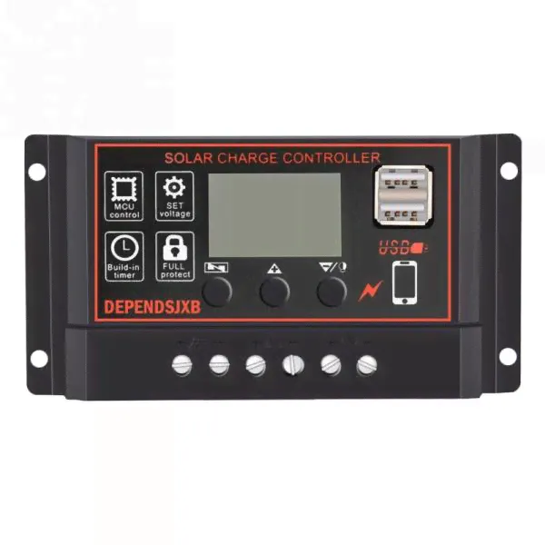 Photovoltaic Solar Controller For DEPENDSJXB Anti-thunder Protection Waterproof LCD Street Light Solar Charge Controller в Москве-0