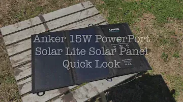 Солнечная панель Anker PowerPort Solar Lite 15 Вт, краткий обзор