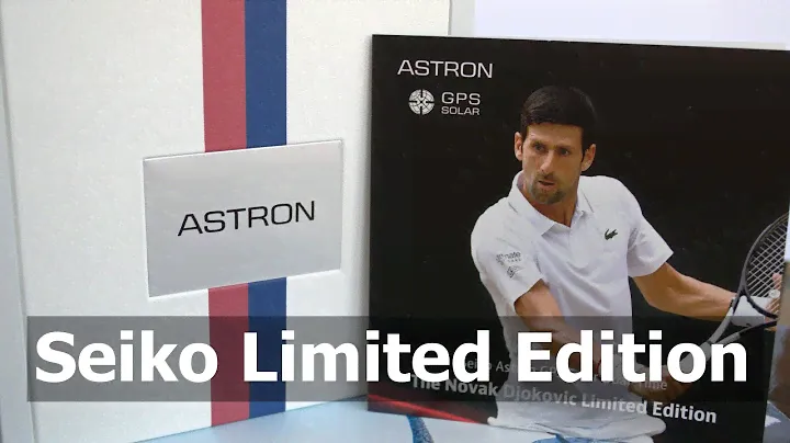 Seiko Astron Novak Djokovic Limited Edition SSH045 / Японские часы с GPS/ Модель 2020 года