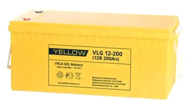 Аккумулятор YELLOW VLG 12-200 SOLAR ( 12V 200Ah / 12В 200Ач )-0